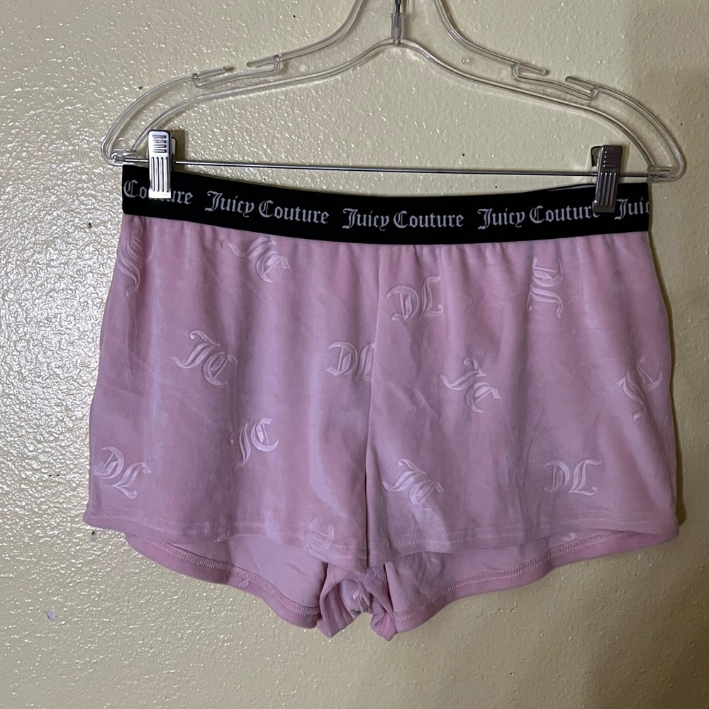 Juicy Couture Light Pink Logo Sleep Shorts